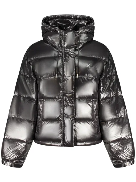Geacă de blugi Calvin Klein Jeans negru