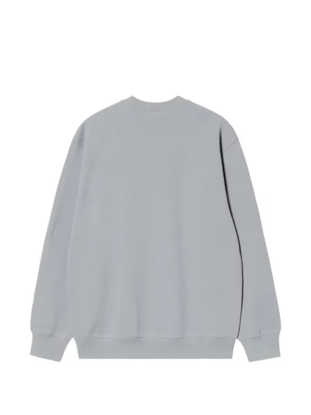 Hanorac Carhartt Wip cu broderie gri