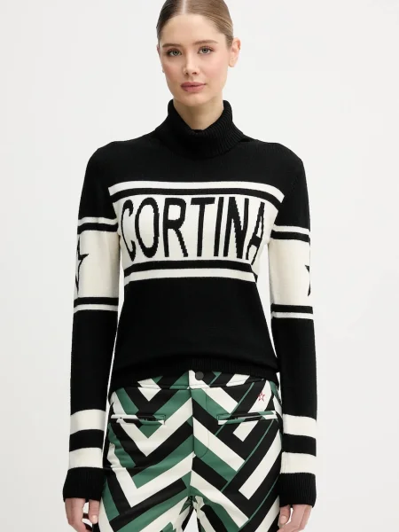 Volnen pulover Perfect Moment Cortina črna