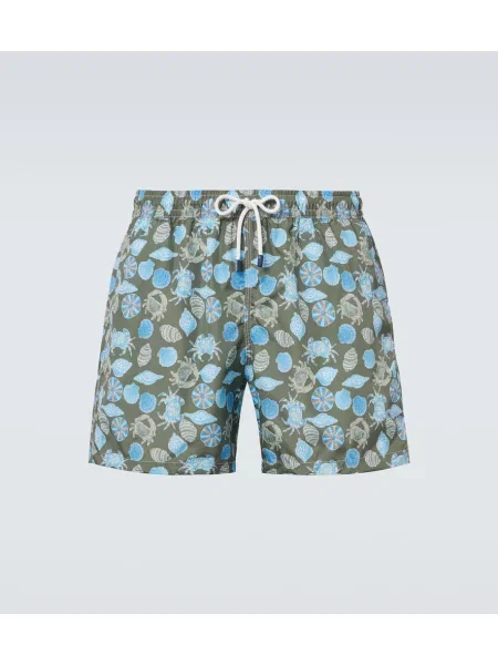 Plavalne hlačke Fedeli s potiskom zelena