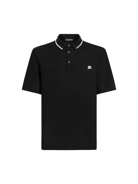 Koszulka polo Dolce And Gabbana czarna