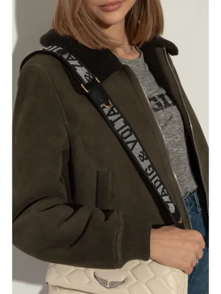 Žakardinė dirželis rankinė Zadig&voltaire pilka