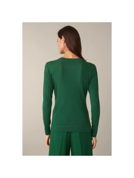 Sweter Windsor wełniany zielony