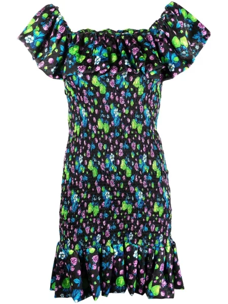 Rochie mini Msgm din jacard de costum negru