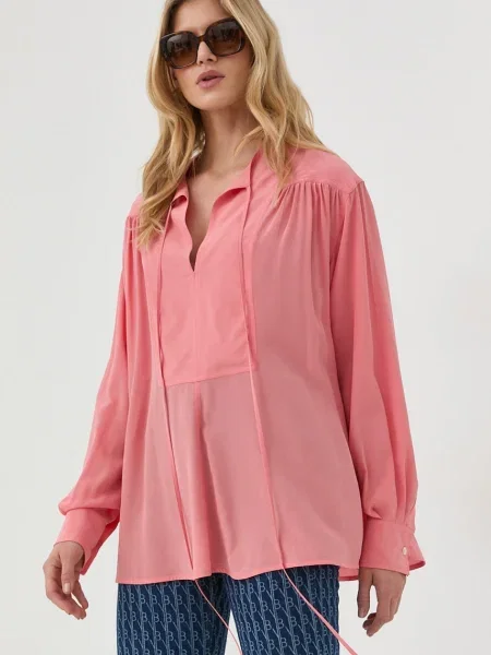 Bluză Victoria Beckham roz