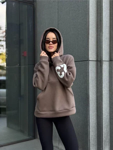Худи Uaclothes коричневое