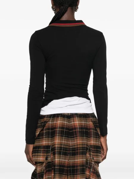 Lung top Vivienne Westwood asimetric negru