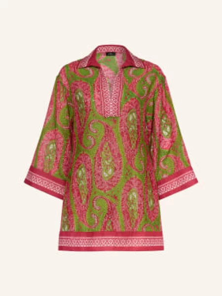 Etro Sukienka Plażowa pink biała