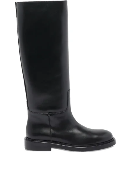 Botine Poeve din piele negru
