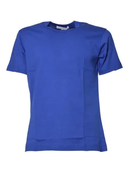 Tričko Comme Des Garçons s kulatým výstřihem modré