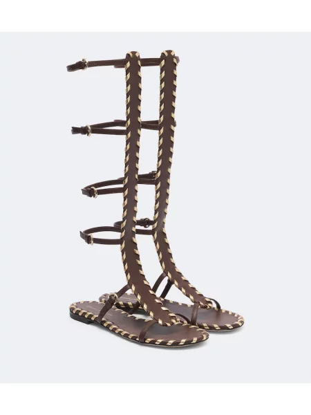 Sandale Gianvito Rossi din piele maro