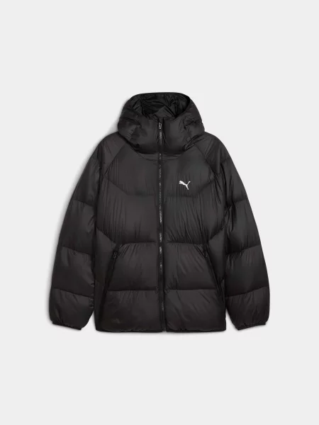 Пуховик PUMA Hooded Down Puffer Jacket комбінований верх чорний