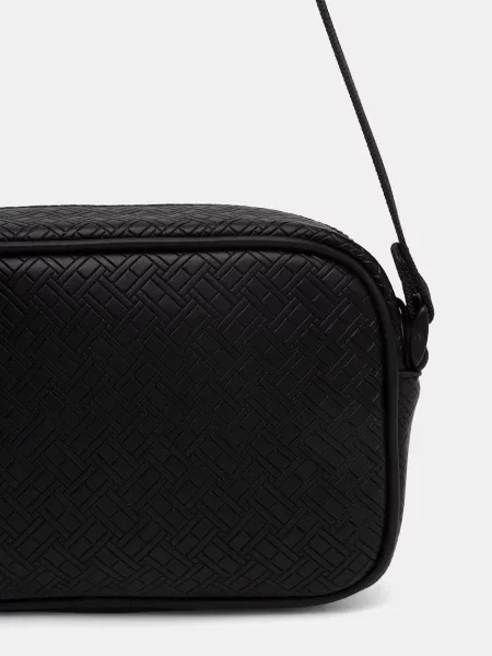Torba na ramię z detalem z logo Model EMBOSSED FLAG MODULAR' Tommy Hilfiger czarna