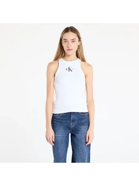 Calvin Klein Jeans Felső Monologo fehér