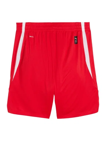 PUMA Športové nohavice Teamjaws Starter / prírodná biela červená