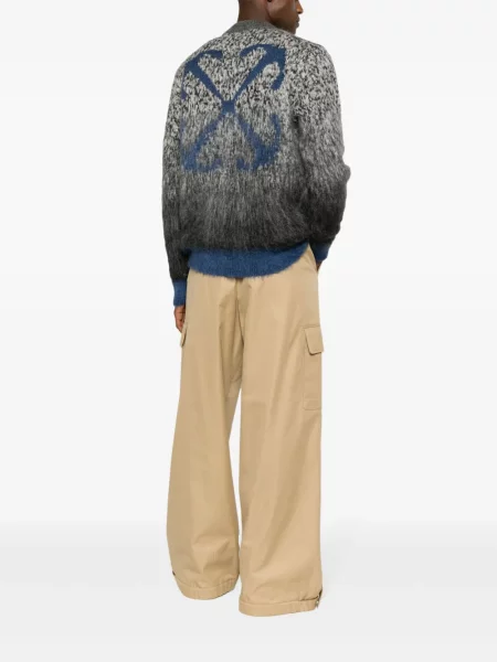 Sweter Off-white z nadrukiem biały