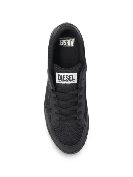 Sneakerși Diesel plasă negru