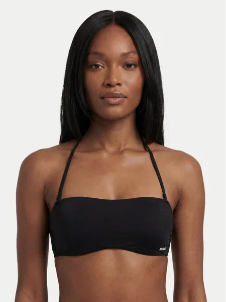 BOSS Bikini partea de sus Pure Bandeau negru