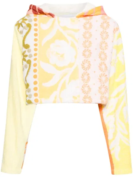 Bluza z kapturem Cavia frotte pomarańczowa