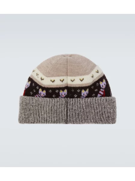 Căciulă Loewe de lână bej