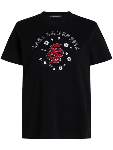 Koszulka Karl Lagerfeld czarna