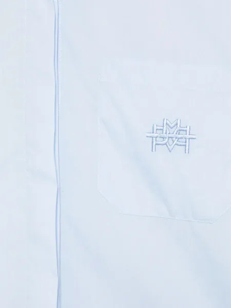 Haftowana koszula Mvp Wardrobe niebieska