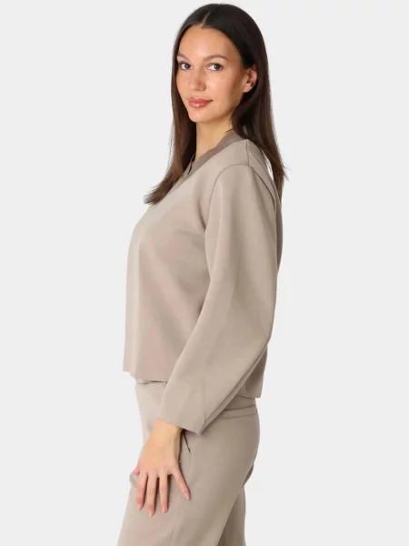 Sweter Luhta Hiidis brązowy