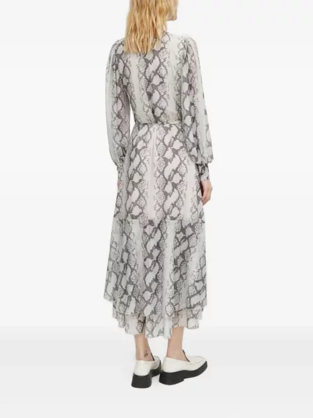 Rochie midi Bruuns Bazaar cu imagine până la genunchi de costum
