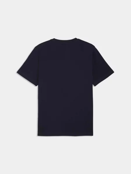 Футболка PUMA Wardrobe Ess Tee комбінований верх синій