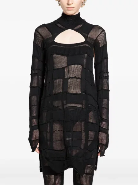 Sweter z golfem Halos czarny