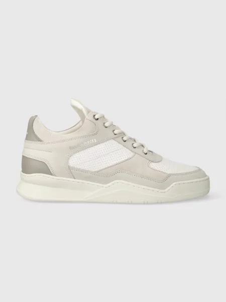 Filling Pieces sneakers din piele Low top Panelled gri