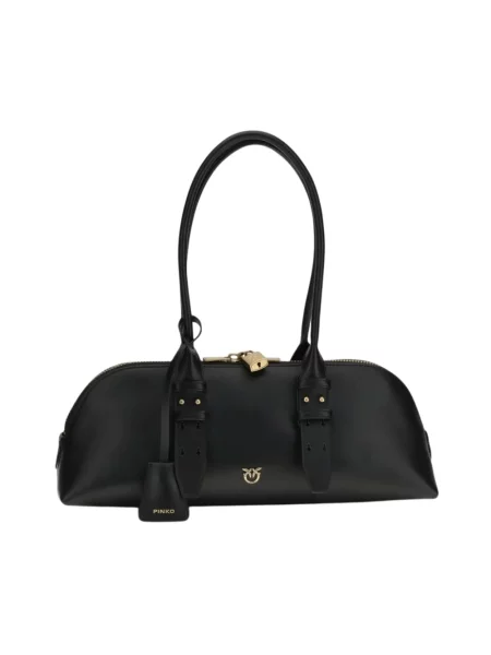 Torebka Pinko skórzana czarna