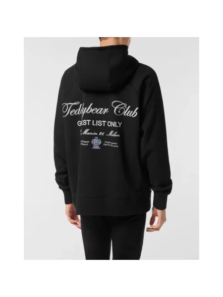 Bluza Philipp Plein typu teddy czarna