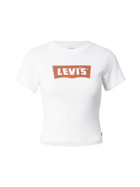 LEVI'S ® Tricou Essential maro caramel alb