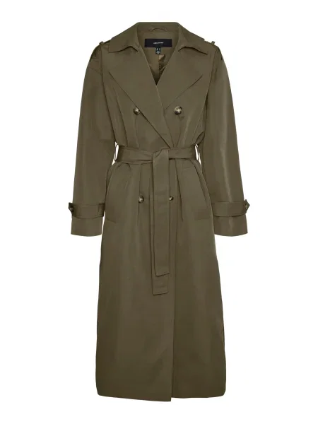 VERO MODA Palton de primăvară-toamnă VMCHLOE oliv