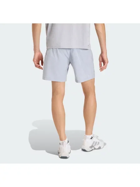Krátké kraťasy Adidas stříbrné