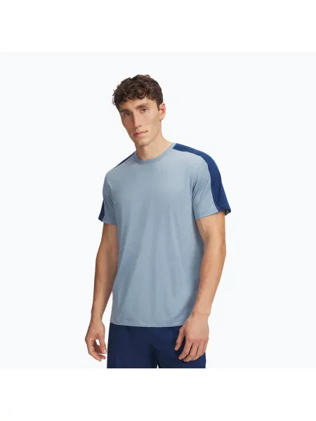 Tricou de alergare pentru bărbați Under Armour Velociti Reflect blue wind/blackout navy/reflective albastru
