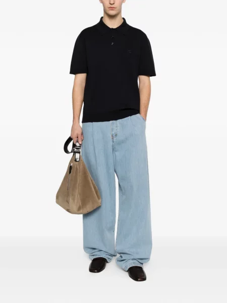 Scurt tricou polo Gucci albastru