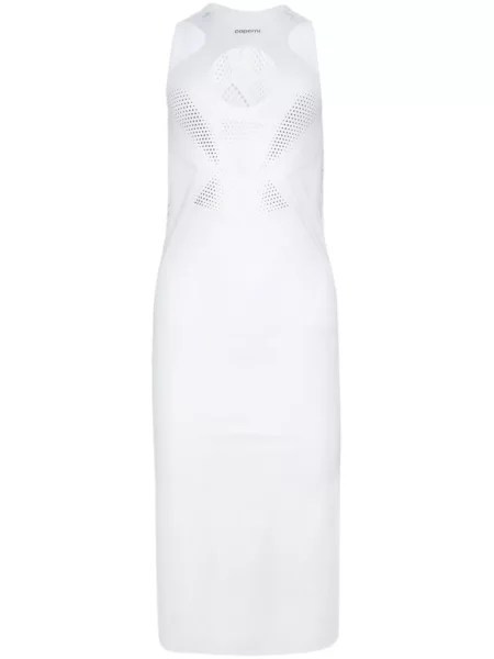 Rochie midi Coperni până la genunchi de costum alb