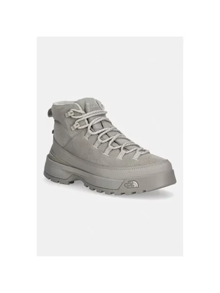 Lniane botki The North Face szare