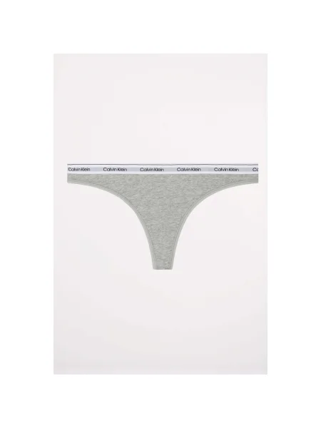 Chiloți tanga Calvin Klein Underwear gri