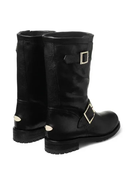Botine Jimmy Choo biker negru