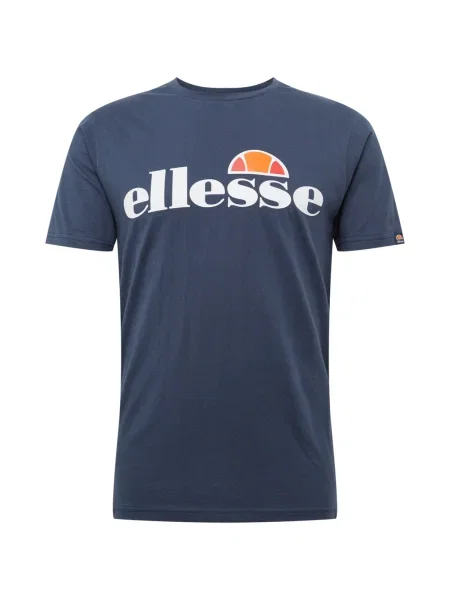 ELLESSE Tričko námornícka modrá oranžová / červená biela