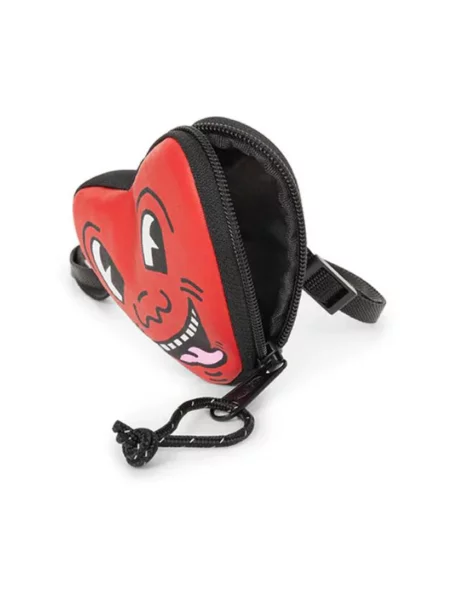 Torebka Eastpak w serca czerwona