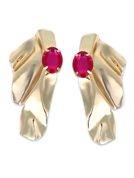 SOHI Uhani Thyrza zlata roza