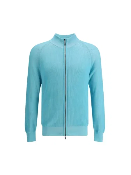 Kardigan Moorer niebieski