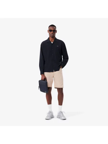 Lacoste Torba Crossover Petit Piqué Średniej Wielkości Zapinana Na granatowa