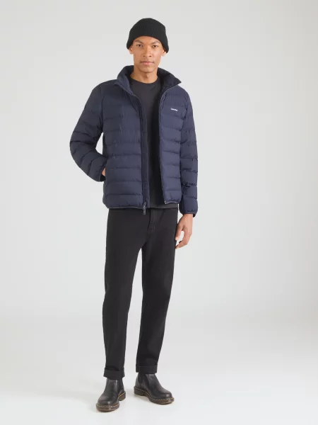 Calvin Klein Geacă de primăvară-toamnă CLASSIC bleumarin