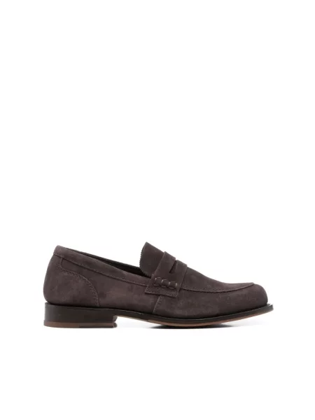 Półbuty Tricker's skórzane brązowe