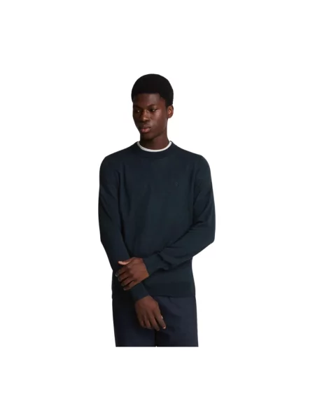 Sweter Lyle & Scott niebieski